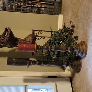 Wooden Candle Holders